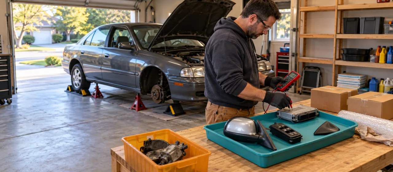 Parting out cars as a side hustle: a realistic guide from your garage
